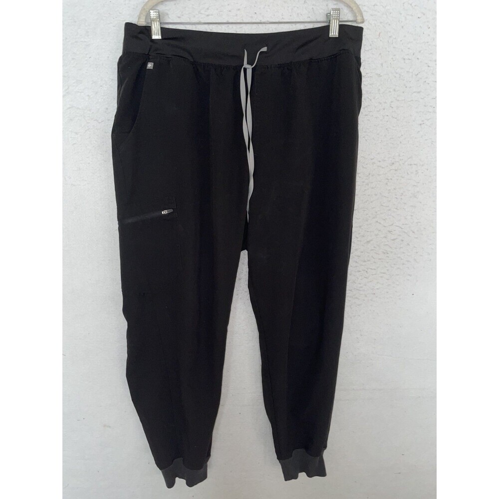FIGS Technical Collection Zamora Jogger Scrub Pants Women 3XL Black PO#4055 Aya